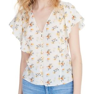 NWT Madewell Floral Silk Top - Work to Dinner
